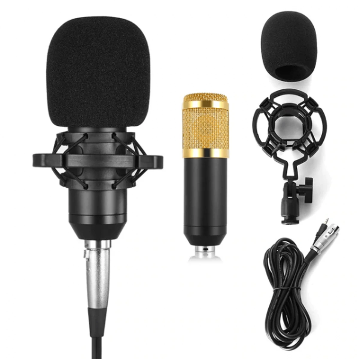 BM-800 Studio Microphone Kit with V8 Live Stream Sound Card Combo - Image 9