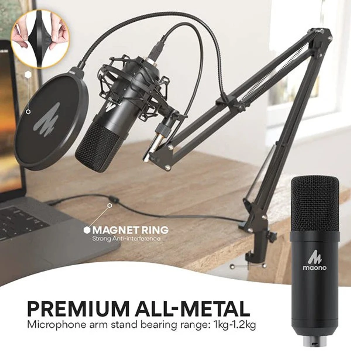 Maono AU-A04 Professional Studio Microphone