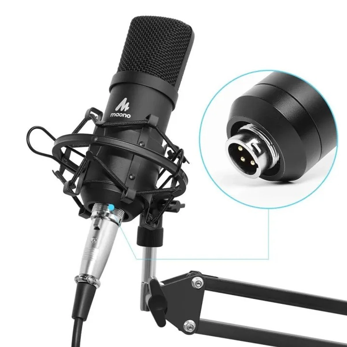 Maono AU-A03 Studio Microphone with V8 Sound Card – প্রফেশনাল লাইভ স্ট্রিমিং এবং রেকর্ডিংয়ের জন্য সেরা সমাধান! - Image 5