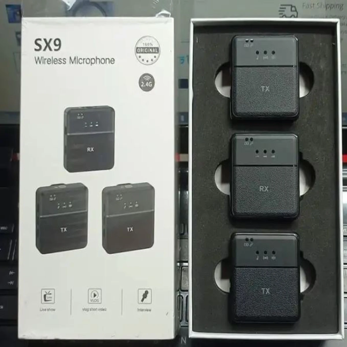 SX9 Dual Wireless Microphone for type C - Image 3