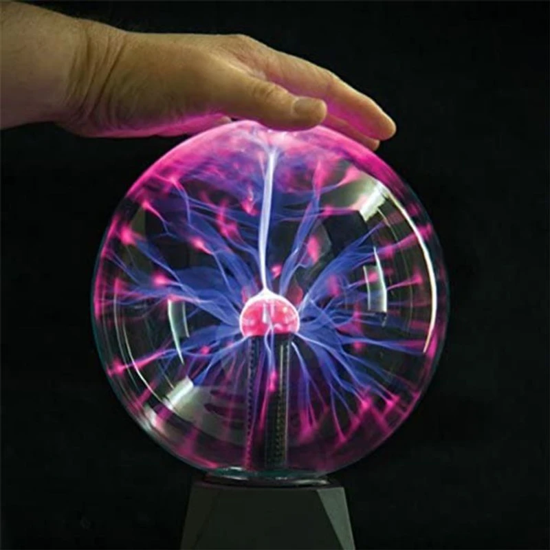 USB Plasma Night Light Magic Crystal Ball Lamp | LED Touch Table Nightlight - Image 3